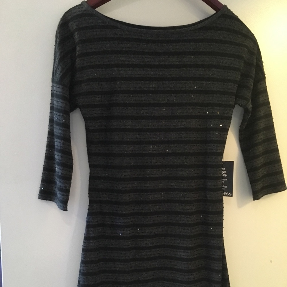 Short, Sparkle, Sweater Dress, Express